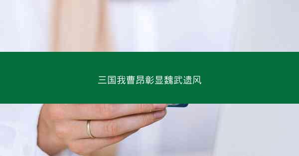 三国我曹昂彰显魏武遗风