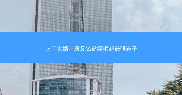 上门女婿叶辰又名霸婿崛起最强弃子