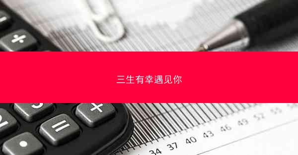 三生有幸遇见你