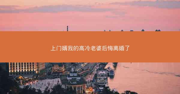 上门婿我的高冷老婆后悔离婚了