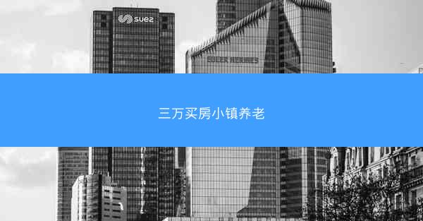 三万买房小镇养老
