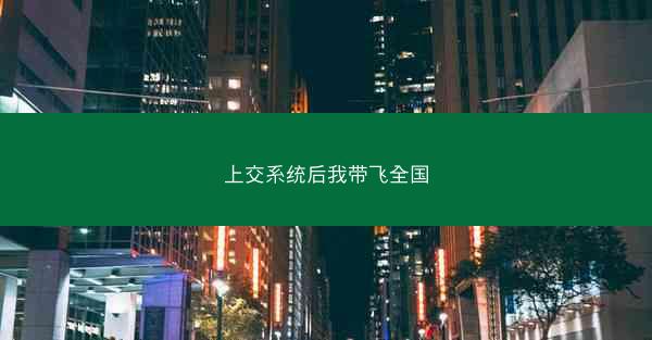 上交系统后我带飞全国