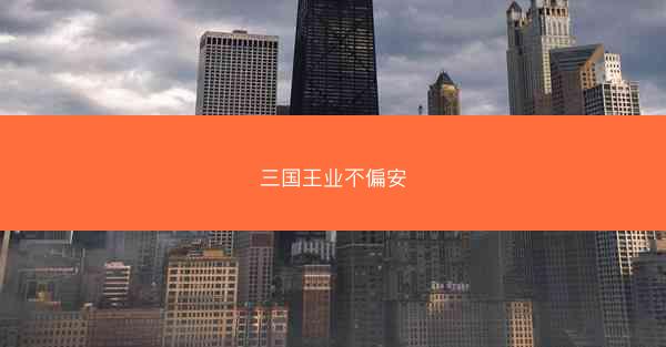 三国王业不偏安