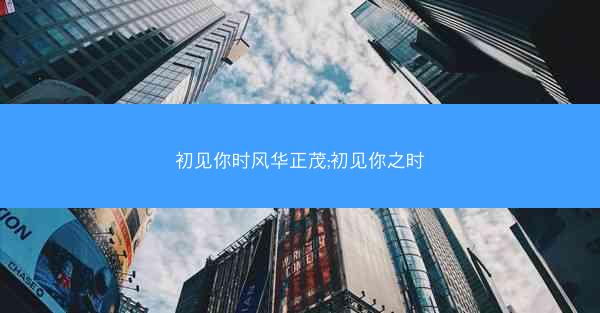 初见你时风华正茂;初见你之时