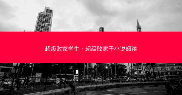 超级败家学生、超级败家子小说阅读
