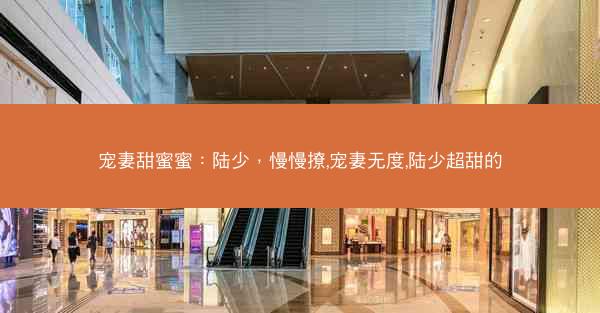 宠妻甜蜜蜜：陆少，慢慢撩,宠妻无度,陆少超甜的