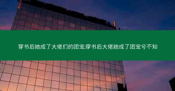 穿书后她成了大佬们的团宠;穿书后大佬她成了团宠兮不知