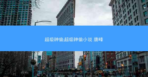 超级神偷;超级神偷小说 唐峰