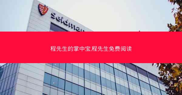 程先生的掌中宝,程先生免费阅读 程先生的掌中宝,程先生免费阅读