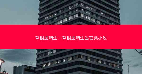 草根选调生—草根选调生当官类小说