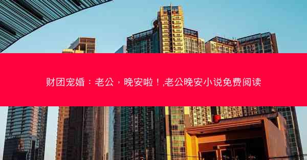 财团宠婚：老公，晚安啦！,老公晚安小说免费阅读