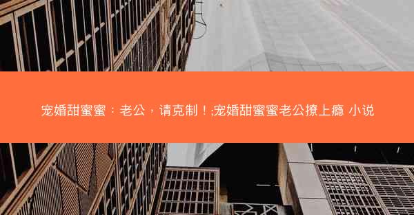 宠婚甜蜜蜜：老公，请克制！;宠婚甜蜜蜜老公撩上瘾 小说