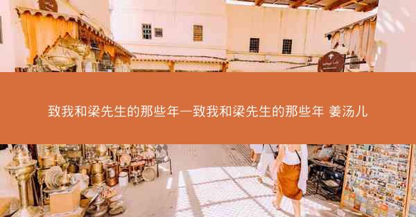 致我和梁先生的那些年—致我和梁先生的那些年 姜汤儿