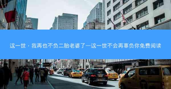 这一世，我再也不负二胎老婆了—这一世不会再辜负你免费阅读