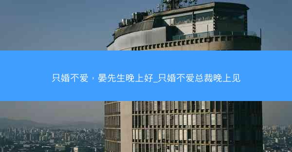 只婚不爱，晏先生晚上好_只婚不爱总裁晚上见