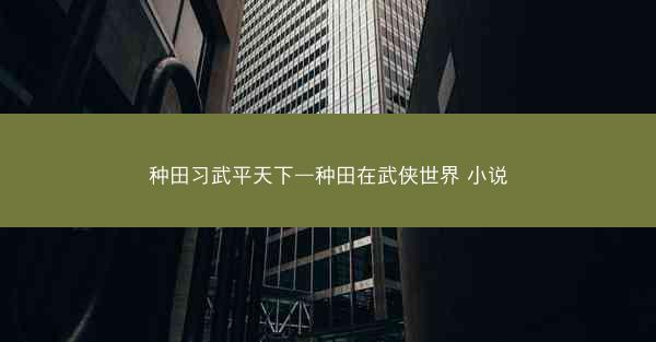 种田习武平天下—种田在武侠世界 小说
