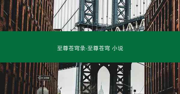 至尊苍穹录-至尊苍穹 小说