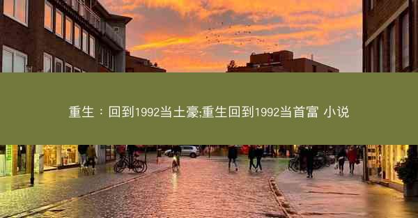 重生：回到1992当土豪;重生回到1992当首富 小说