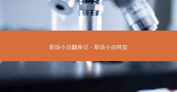 职场小白翻身记、职场小白转变