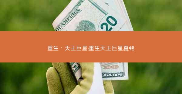 重生：天王巨星;重生天王巨星夏铭