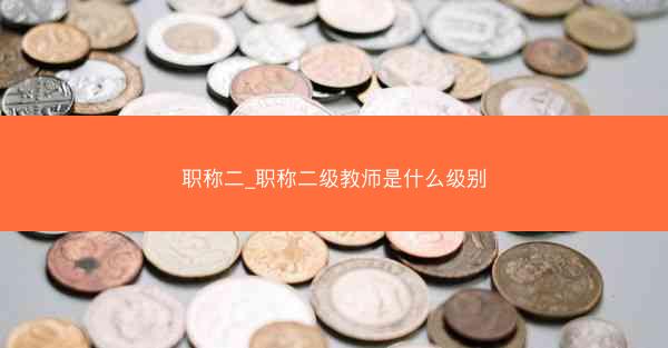 职称二_职称二级教师是什么级别