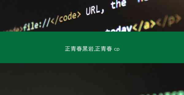 正青春黑岩,正青春 cp