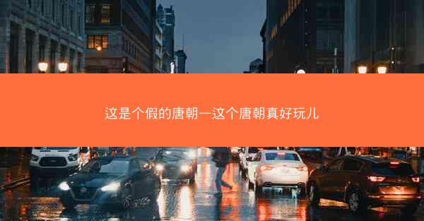 这是个假的唐朝—这个唐朝真好玩儿