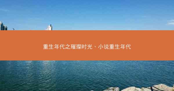 重生年代之璀璨时光、小说重生年代