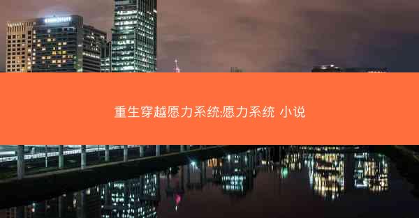 重生穿越愿力系统;愿力系统 小说