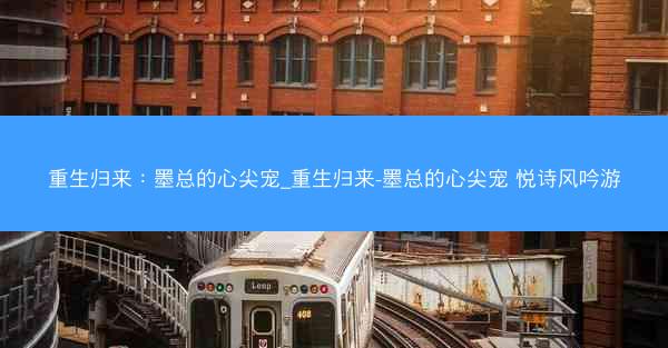 重生归来：墨总的心尖宠_重生归来-墨总的心尖宠 悦诗风吟游