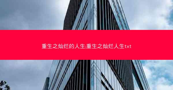 重生之灿烂的人生;重生之灿烂人生txt