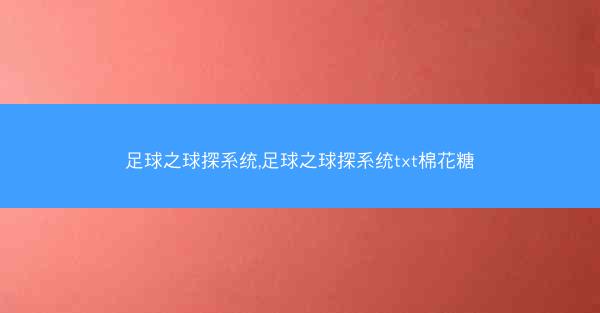足球之球探系统,足球之球探系统txt棉花糖
