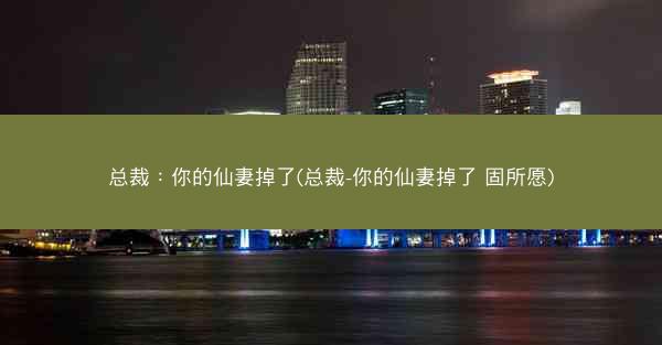 总裁：你的仙妻掉了(总裁-你的仙妻掉了 固所愿)