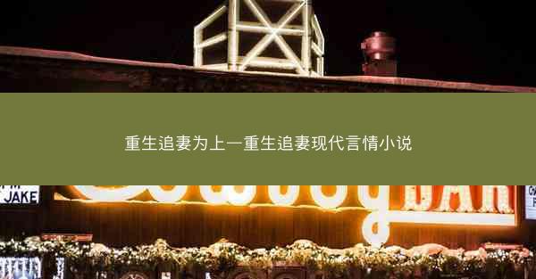重生追妻为上—重生追妻现代言情小说