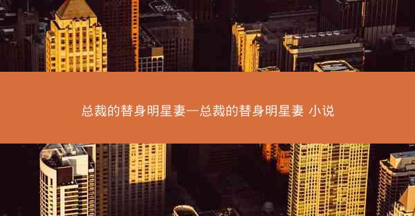 总裁的替身明星妻—总裁的替身明星妻 小说