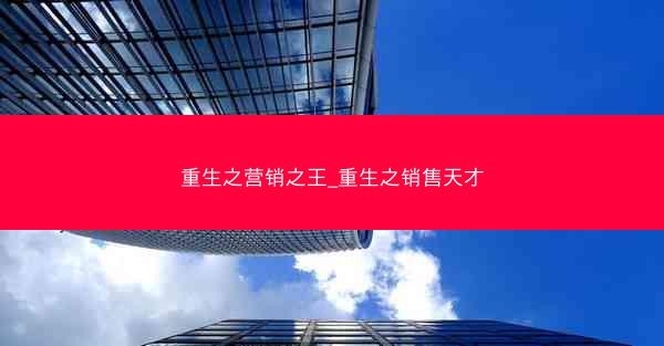 重生之营销之王_重生之销售天才