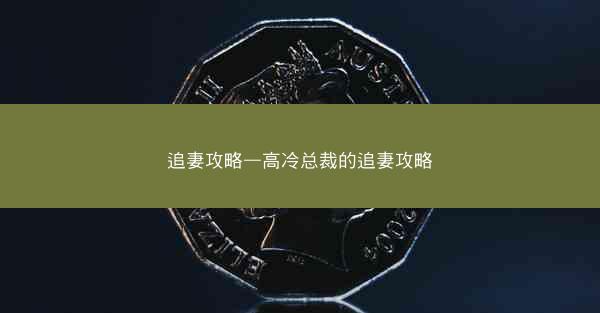 追妻攻略—高冷总裁的追妻攻略
