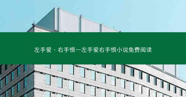 左手爱，右手恨—左手爱右手恨小说免费阅读