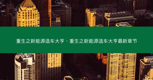 重生之新能源造车大亨、重生之新能源造车大亨最新章节