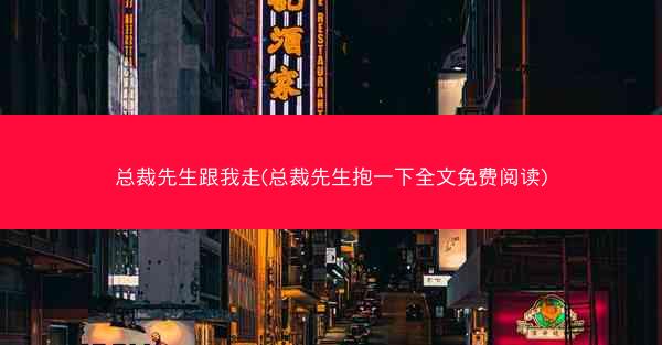 总裁先生跟我走(总裁先生抱一下全文免费阅读)