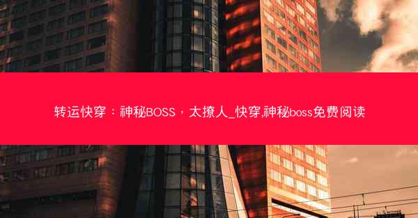 转运快穿：神秘BOSS，太撩人_快穿,神秘boss免费阅读