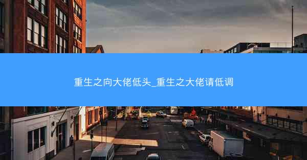 重生之向大佬低头_重生之大佬请低调